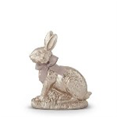 Resin Gold Easter Bunny with Bow(3 sizes available - each sold seperately)