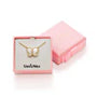 Necklace with a pink box labeled Lily Nily on a white background