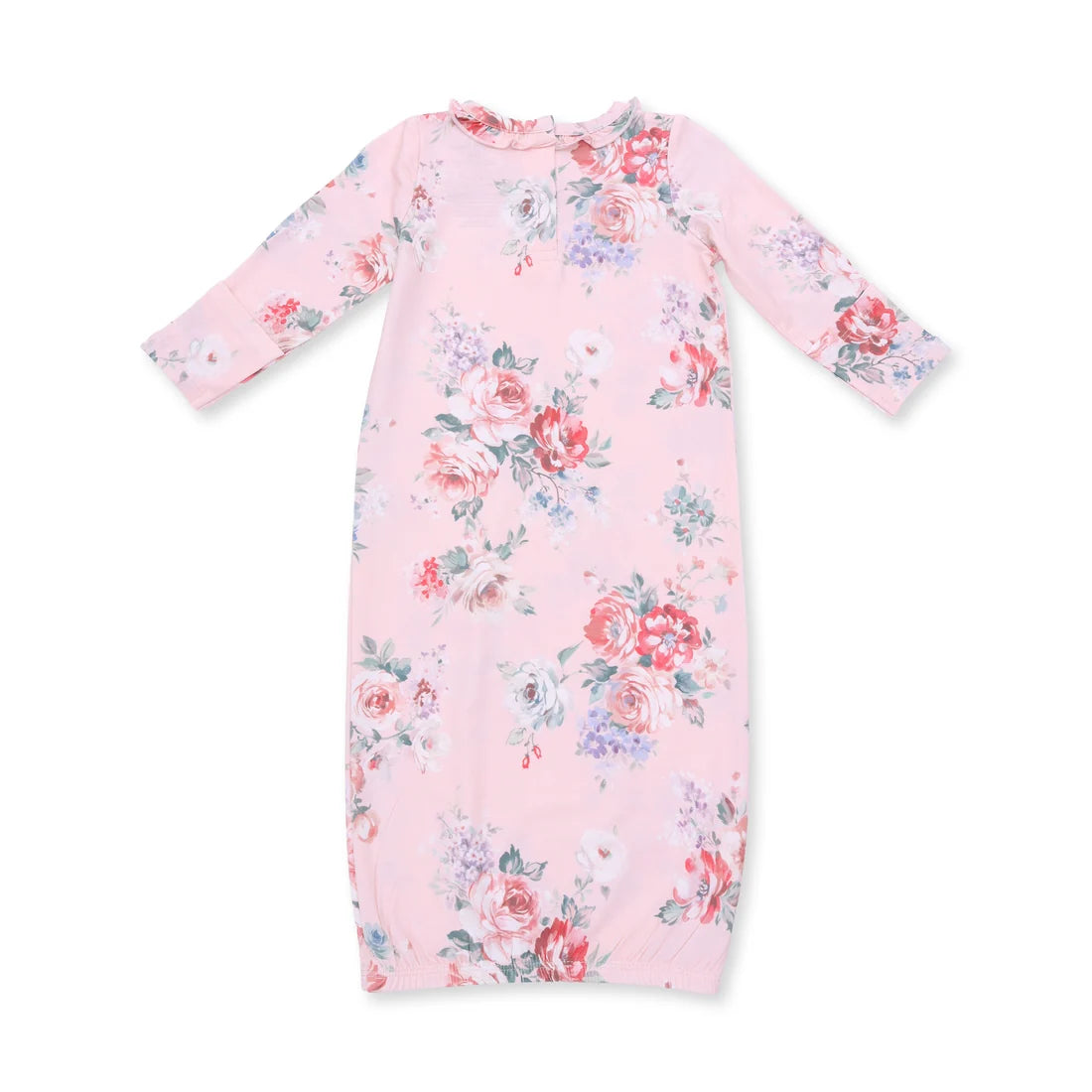 Painterly Rose Bouquets - Kimono Gown and Headband
