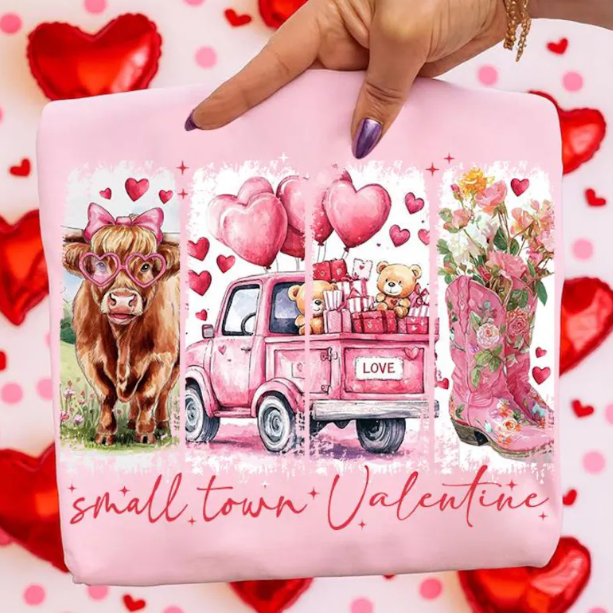 Southern Backroad Tees LLC - Small Town Valentine Shirt
