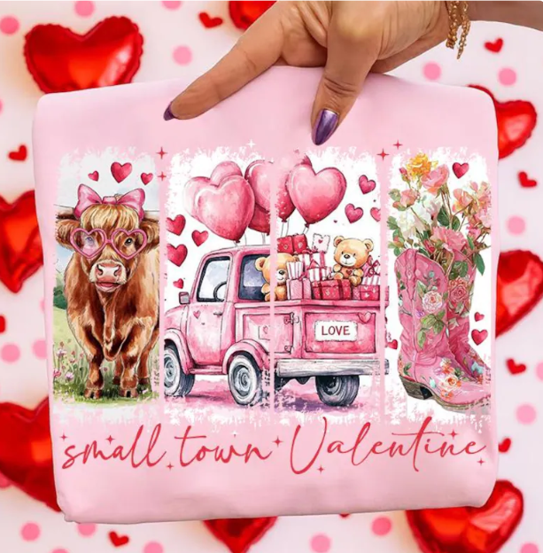 Southern Backroad Tees LLC - Small Town Valentine Shirt