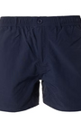 Navy blue shorts on a white background