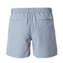 Light blue shorts with a visible brand label on a white background