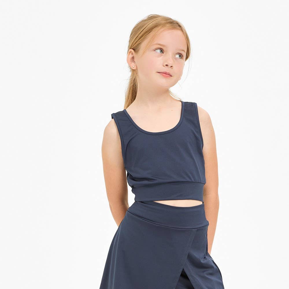 Good Girl - Kids Workout Cropped Tank Top