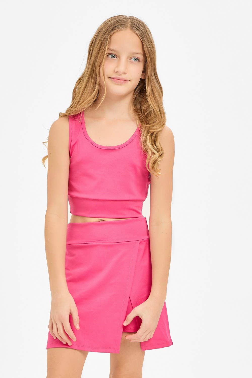Good Girl - Kids Workout Cropped Tank Top