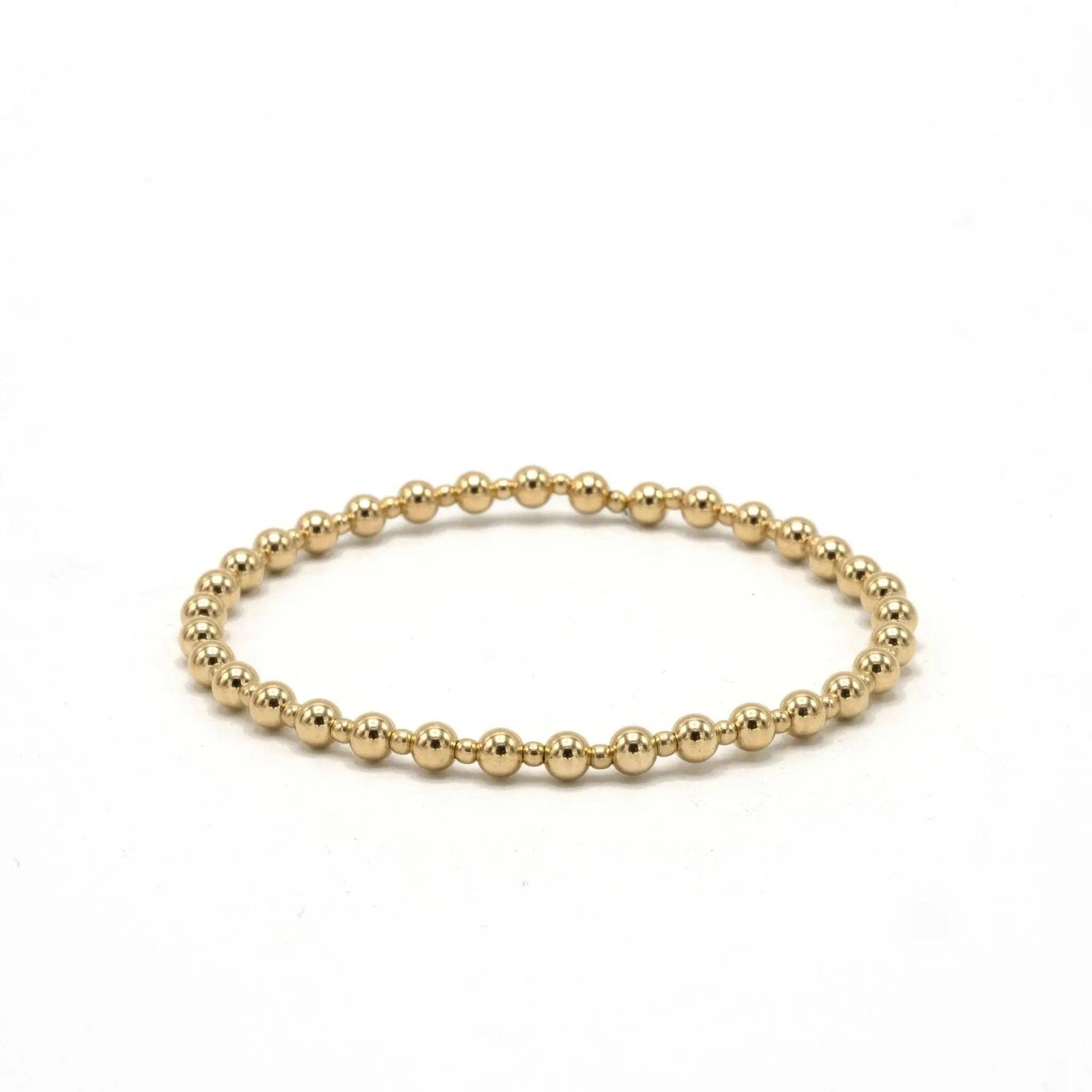 erin gray - 4mm+2mm+4mm Gold Filled Waterproof Dimension Bracelet
