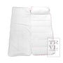 White fabric nap mat on a white background