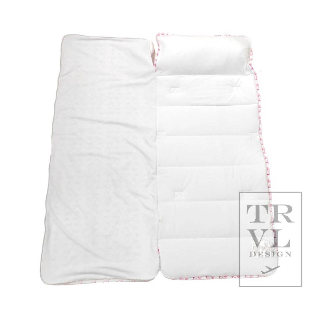 White fabric nap mat on a white background