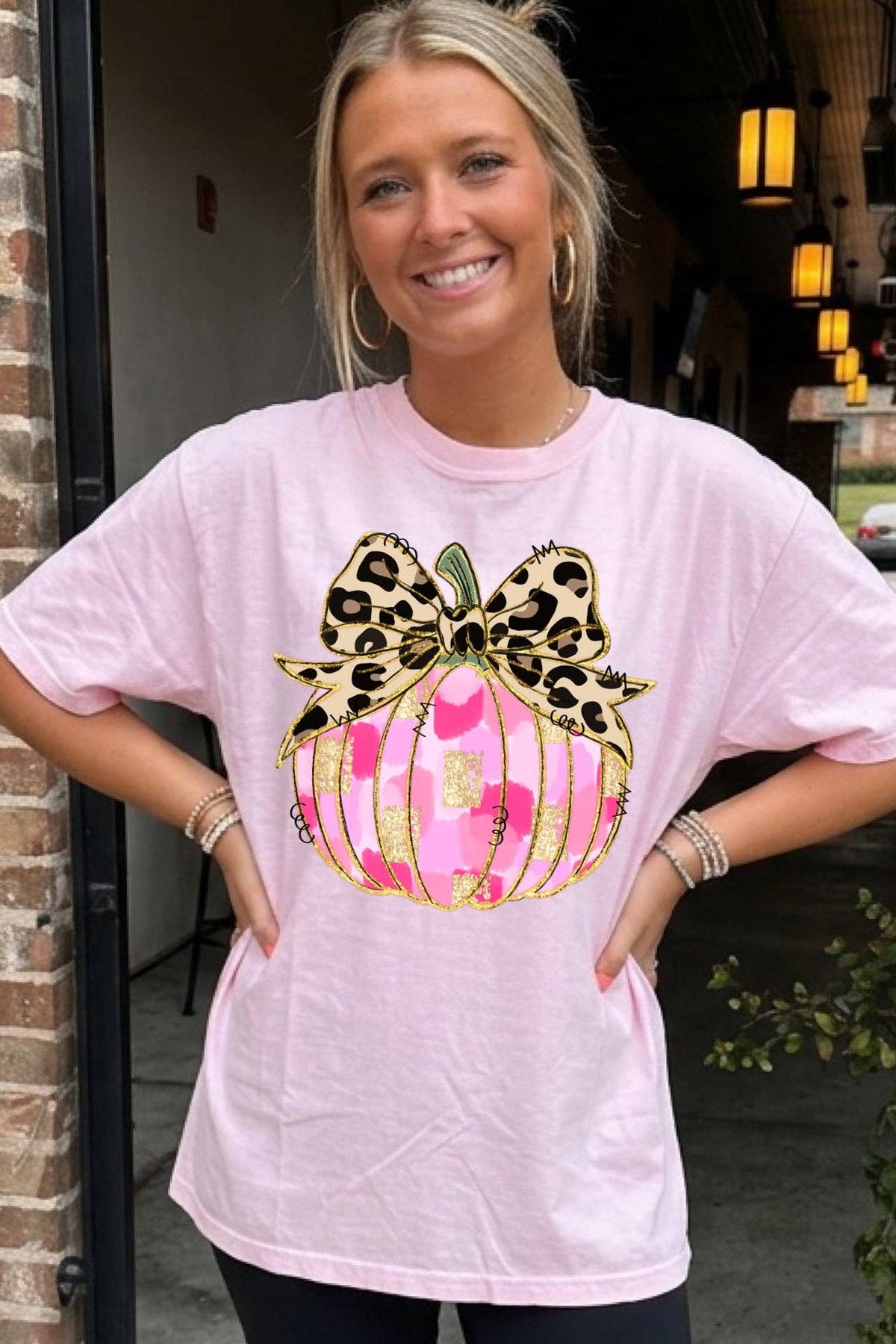 Ace of Grace - Leopard Pumpkin Tee