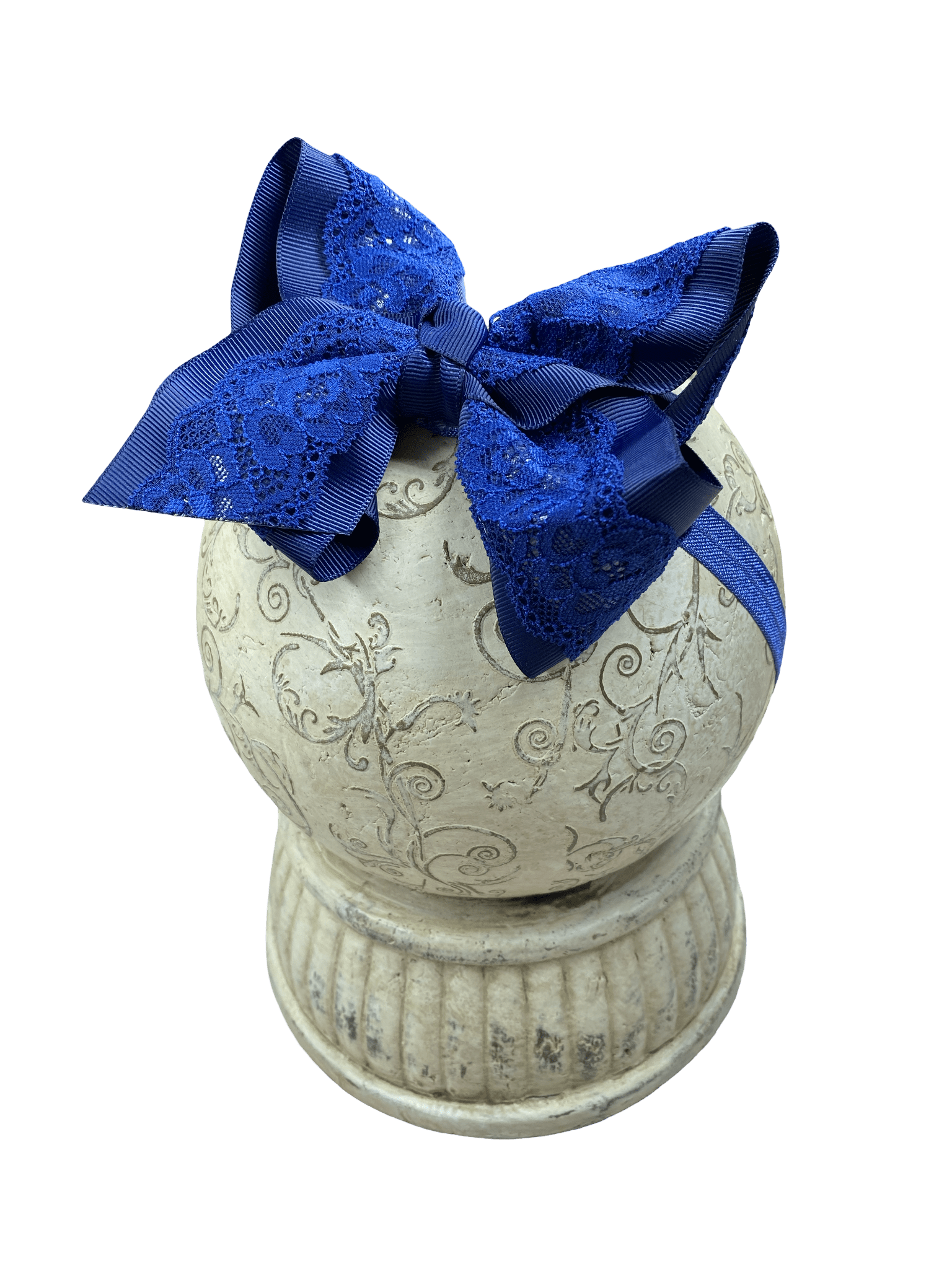 The Hair Bow Company - 4.5" Chantilly Lace Classic Hair Bow | Clip or Headband