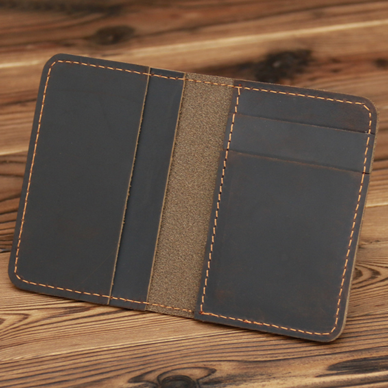 American Leather Goods - Genuine Leather Wallet, Handmade Wallet