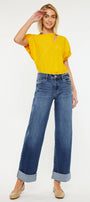 Kan Can USA - OPEN PACK HIGH RISE WIDE LEG JEANS-KC20083M