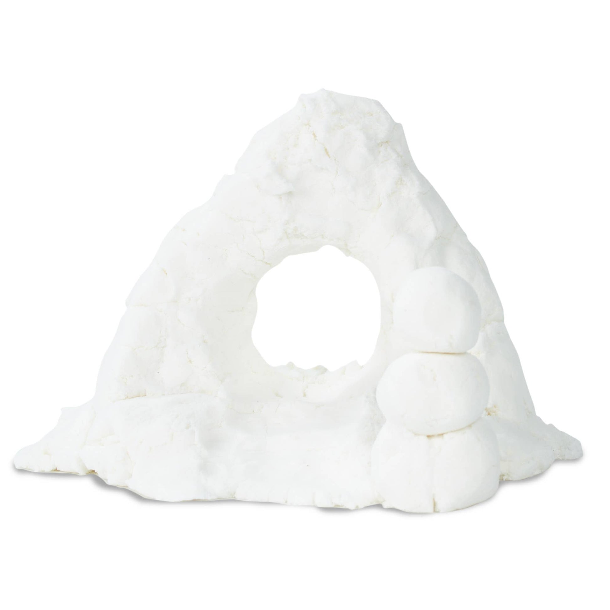 White fluffy pillow on a white background