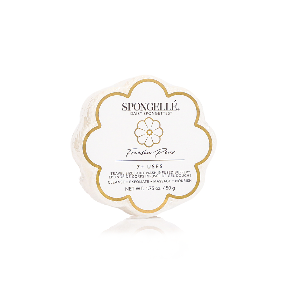 Spongellé body wash on a white background