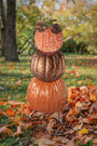 3-ft Stacked Pumpkins Metal Yard Stake