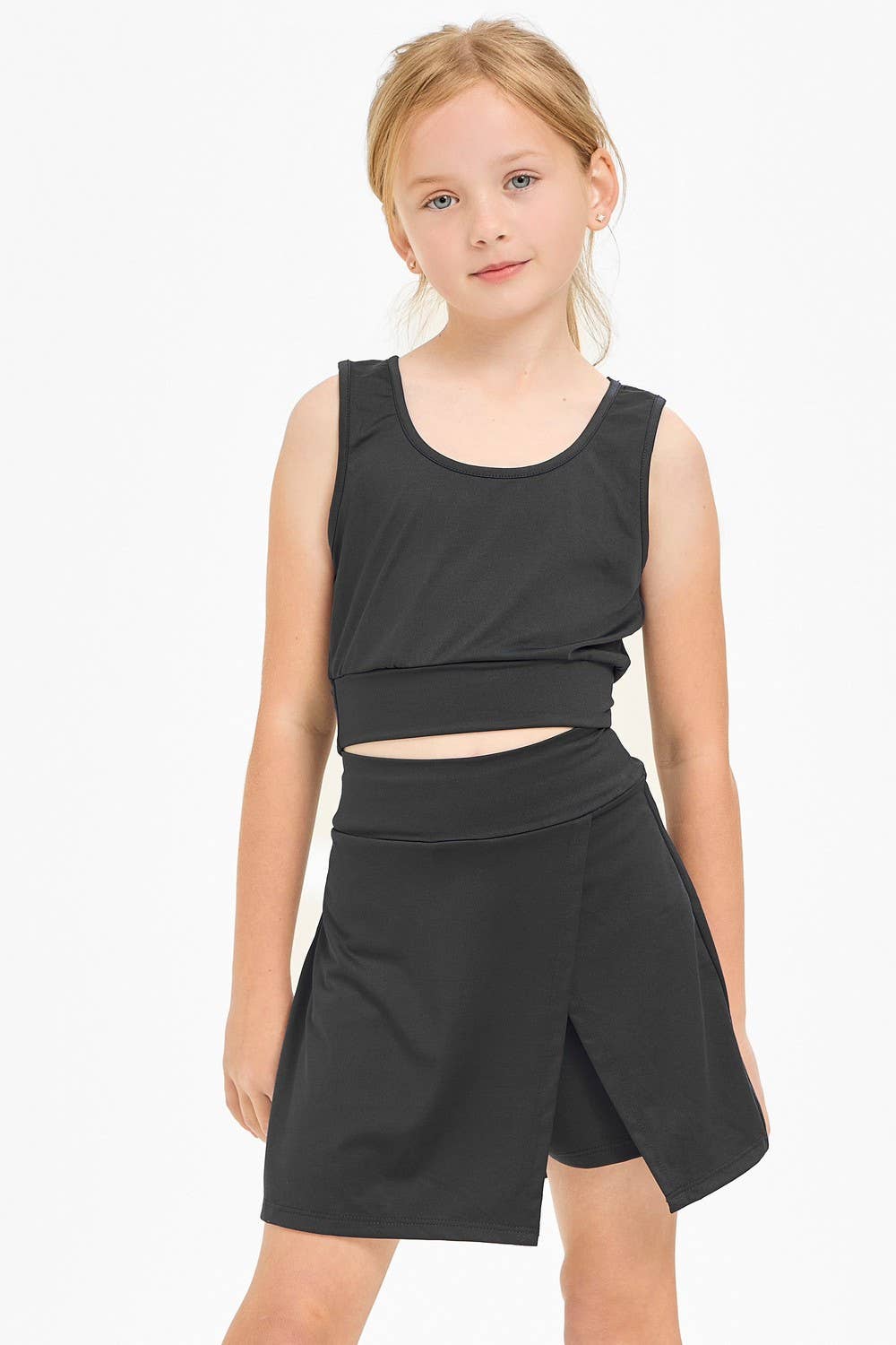 Good Girl - Kids Workout Cropped Tank Top