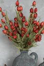 Ragon House - 23" BURGUNDY CHINESE LANTERN BUSH