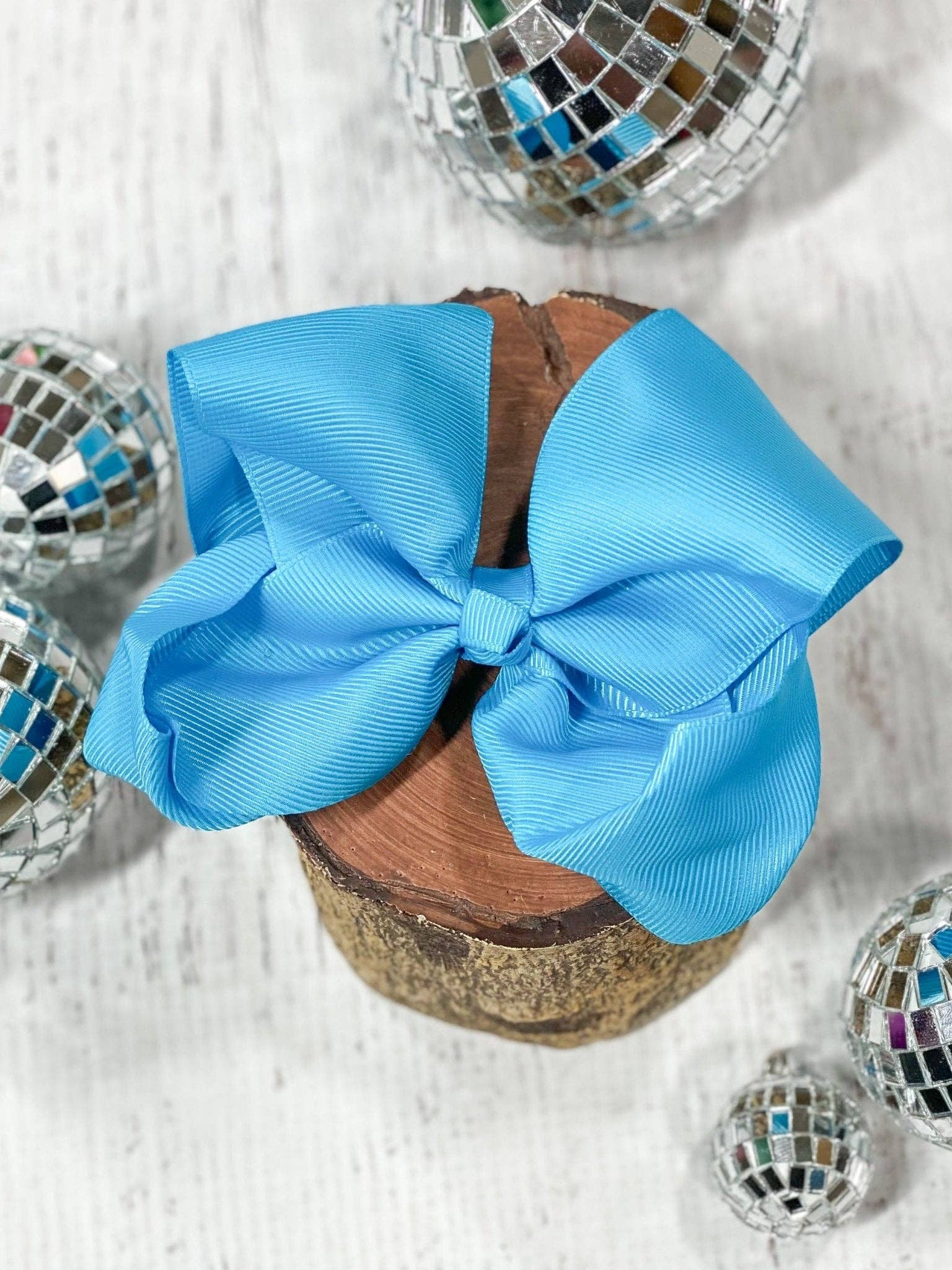 The Hair Bow Company - 4.5" Classic Grosgrain Hair Bow | Alligator Clip, Satin Headband, or French Clip
