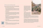 Devotional guide with text and QR code on a pink background