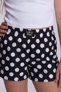 Girlie Girl Originals - LM-KSH-1008-Black Polka Dot KIDS SHORTS