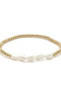 erin gray - Baroque Row Pearl Bracelet in 14k Gold-Filled