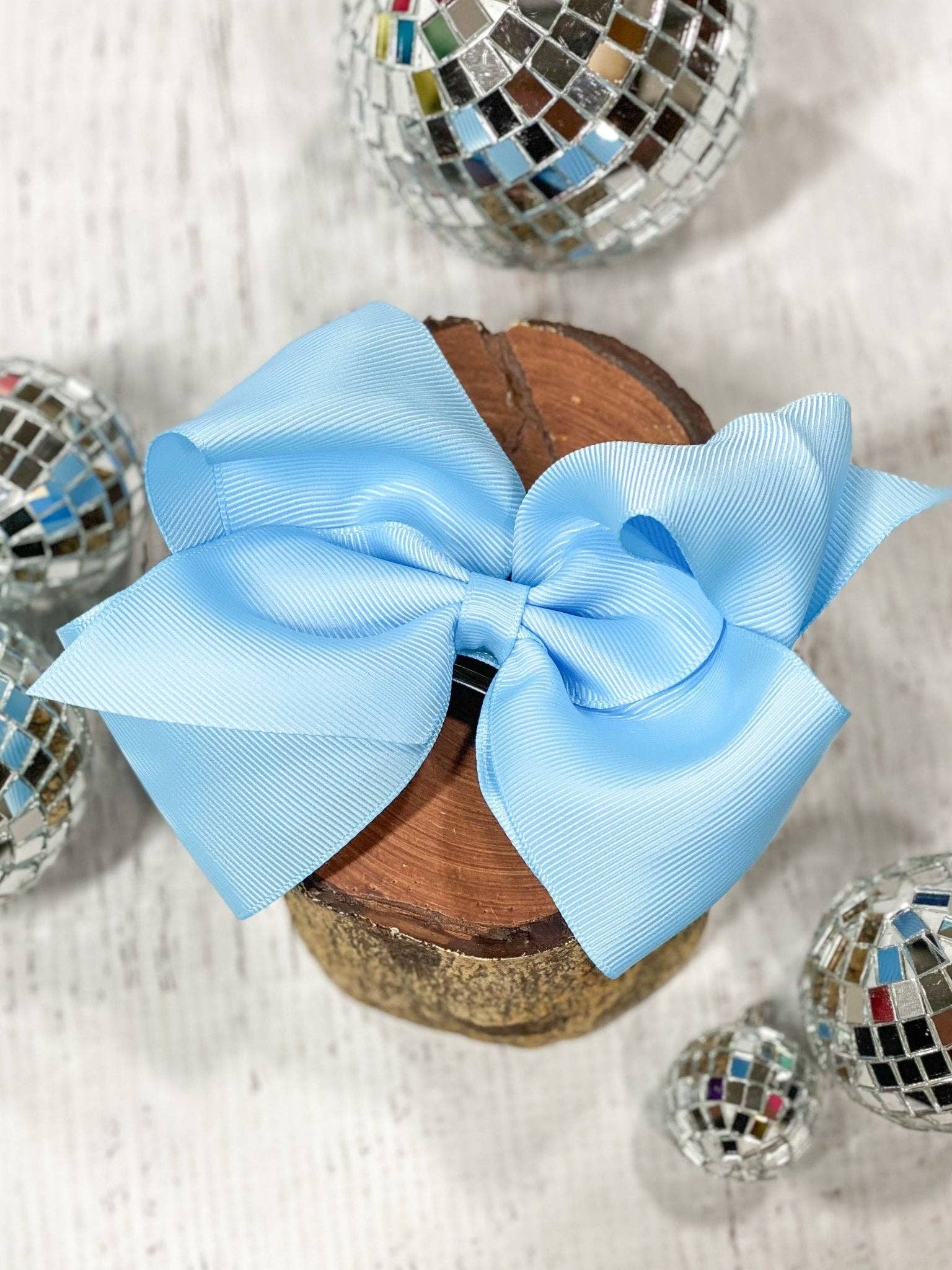 The Hair Bow Company - 4.5" Classic Grosgrain Hair Bow | Alligator Clip, Satin Headband, or French Clip
