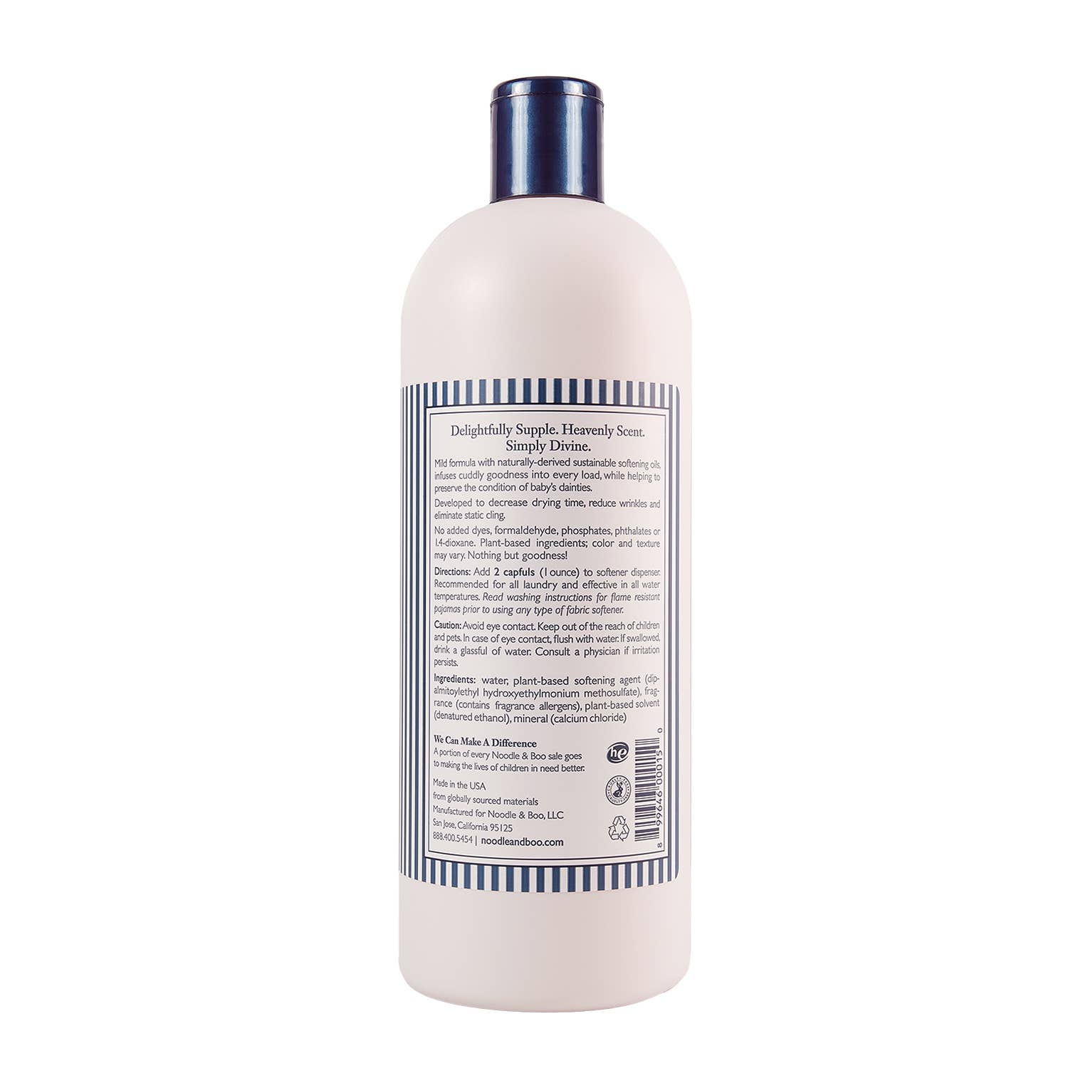 Noodle & Boo - Ultra-Soft Baby Fabric Conditioner, Crème Douce, 32 oz