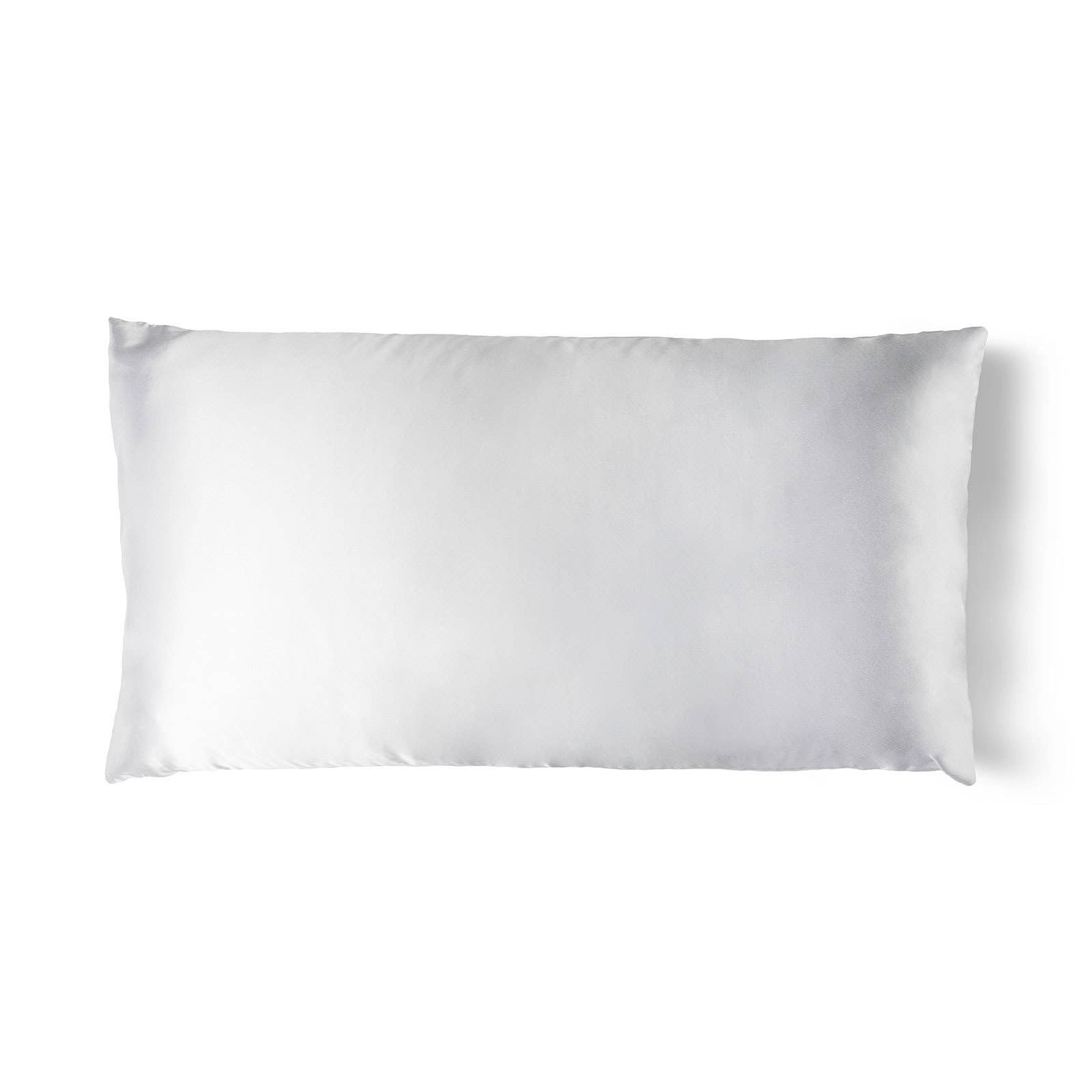 Silky pillowcase on a white background