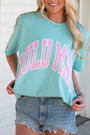 Girlie Girl Originals - LM-PD-1001 Polka Dot Adult Chalky Mint Comfort Colors Tee