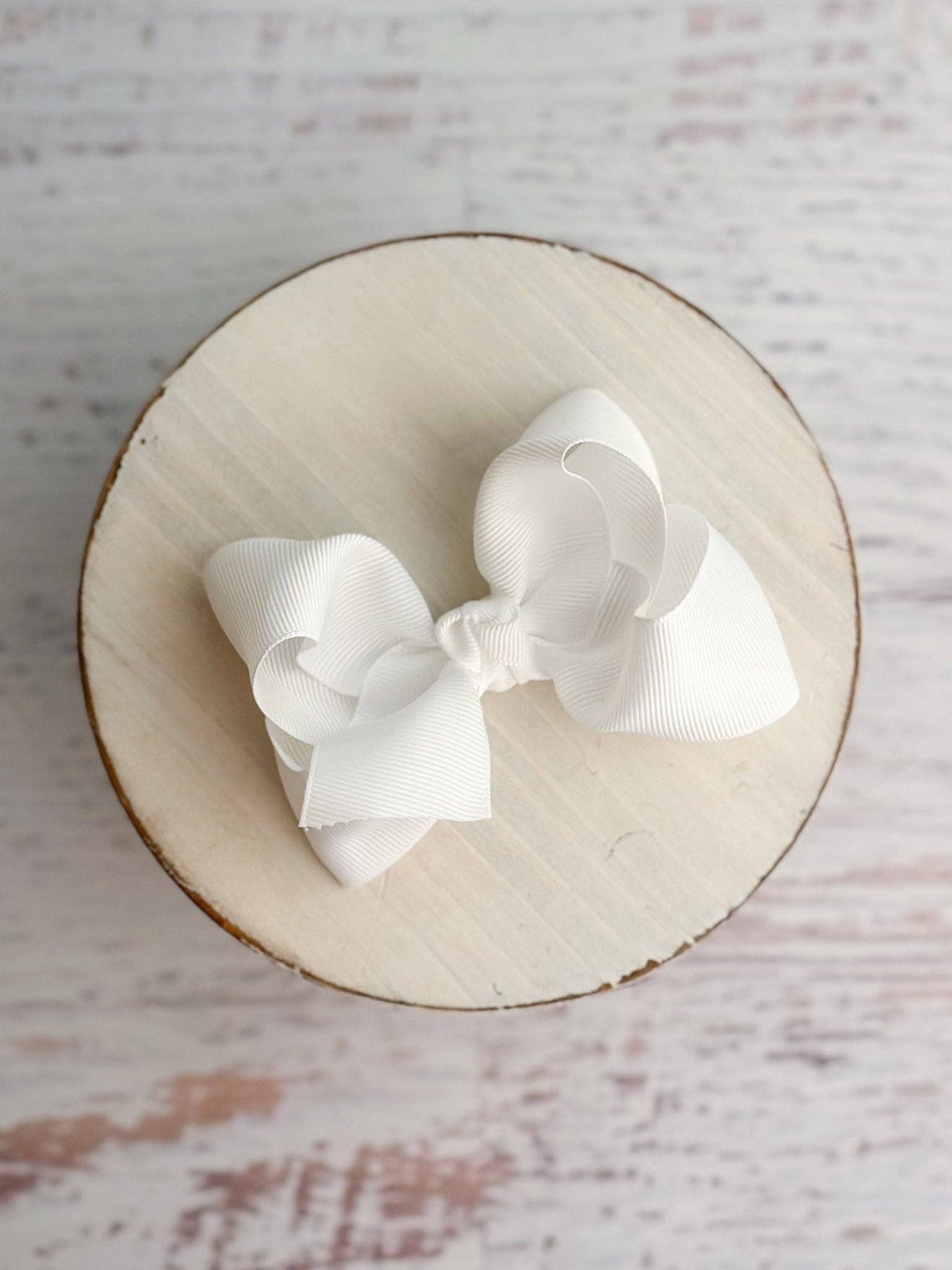 The Hair Bow Company - 4" Essential Grosgrain Hair Bow | Clip or Headband