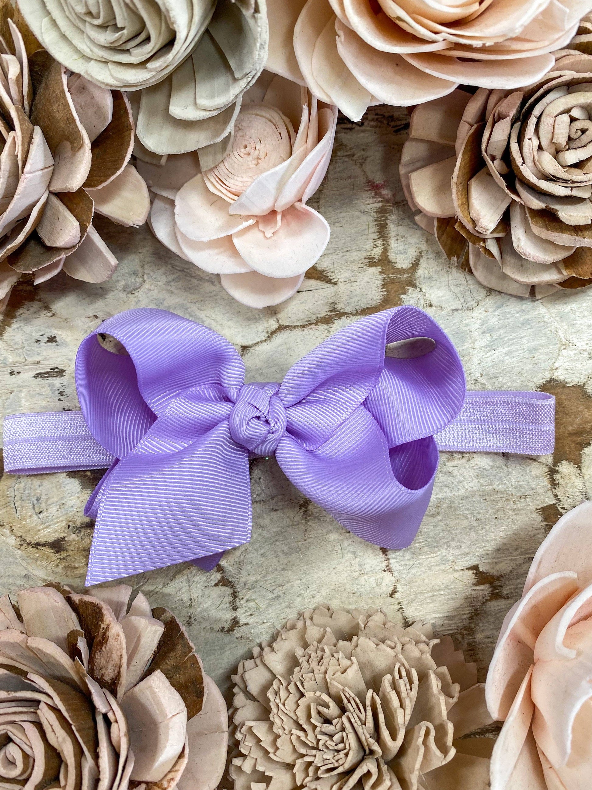 The Hair Bow Company - Essential Grosgrain Hair Bow - Headband - 4"