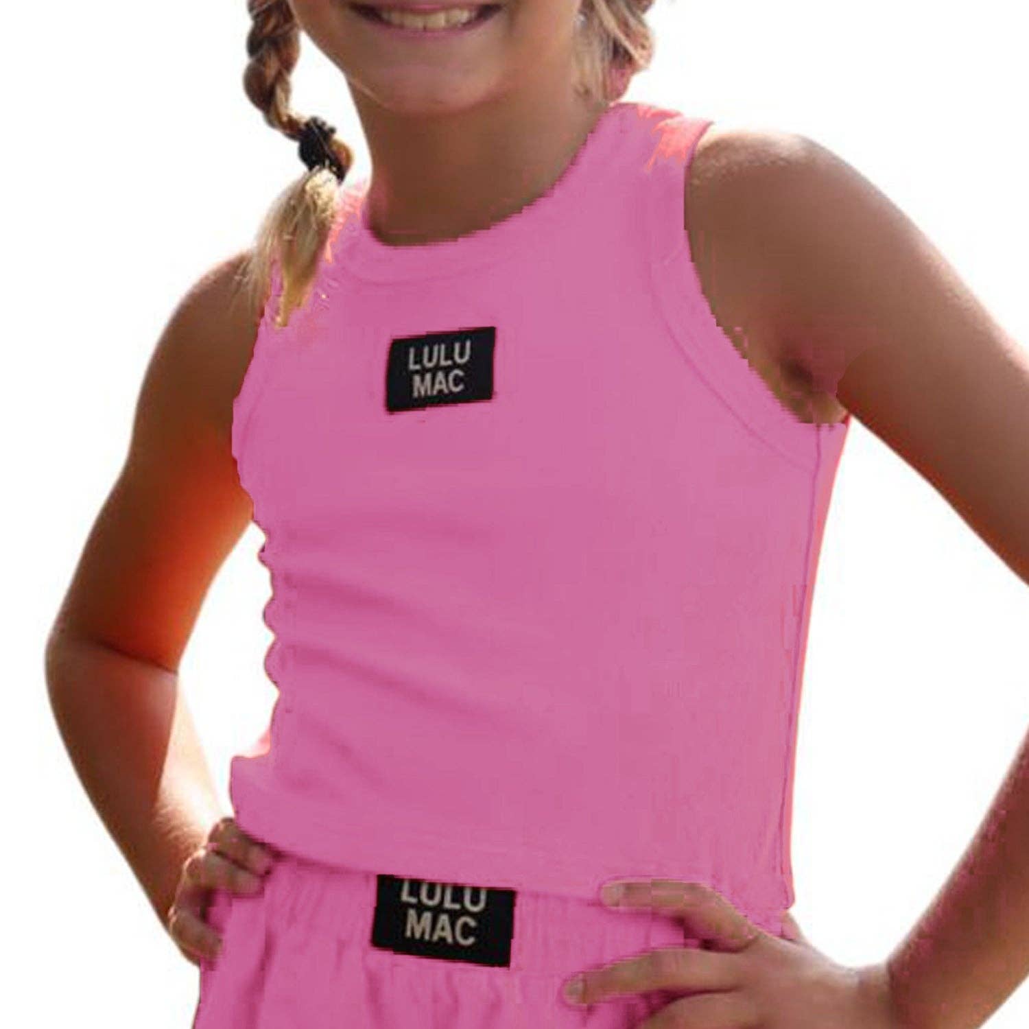 Girlie Girl Originals - LM-KTK-1000 BUBBLEGUM KIDS SOLID TANK