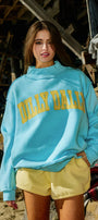 BUCKETLIST INC - DILLYDALLY  Reversible Mockneck Sweatshirt
