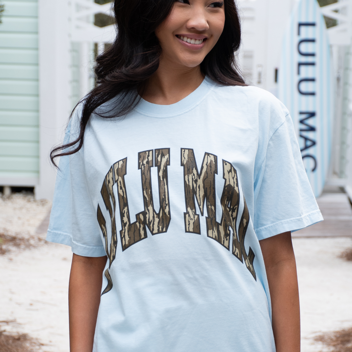 Girlie Girl Originals - LM-MO-1000  Mossy Oak Bottomland Adult Chambray Comfort Colors Mossy Oak Tee