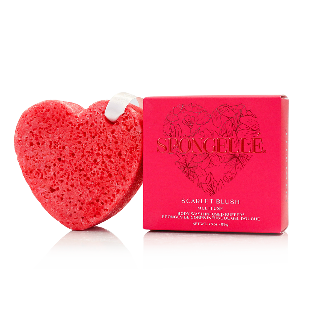 Spongellé | Scarlet Blush Heart Buffer 