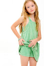 Good Girl - Mineral Washed Dress with Built-in Romper Lining