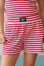 Girlie Girl Originals - LM-STRIPE Short-RED