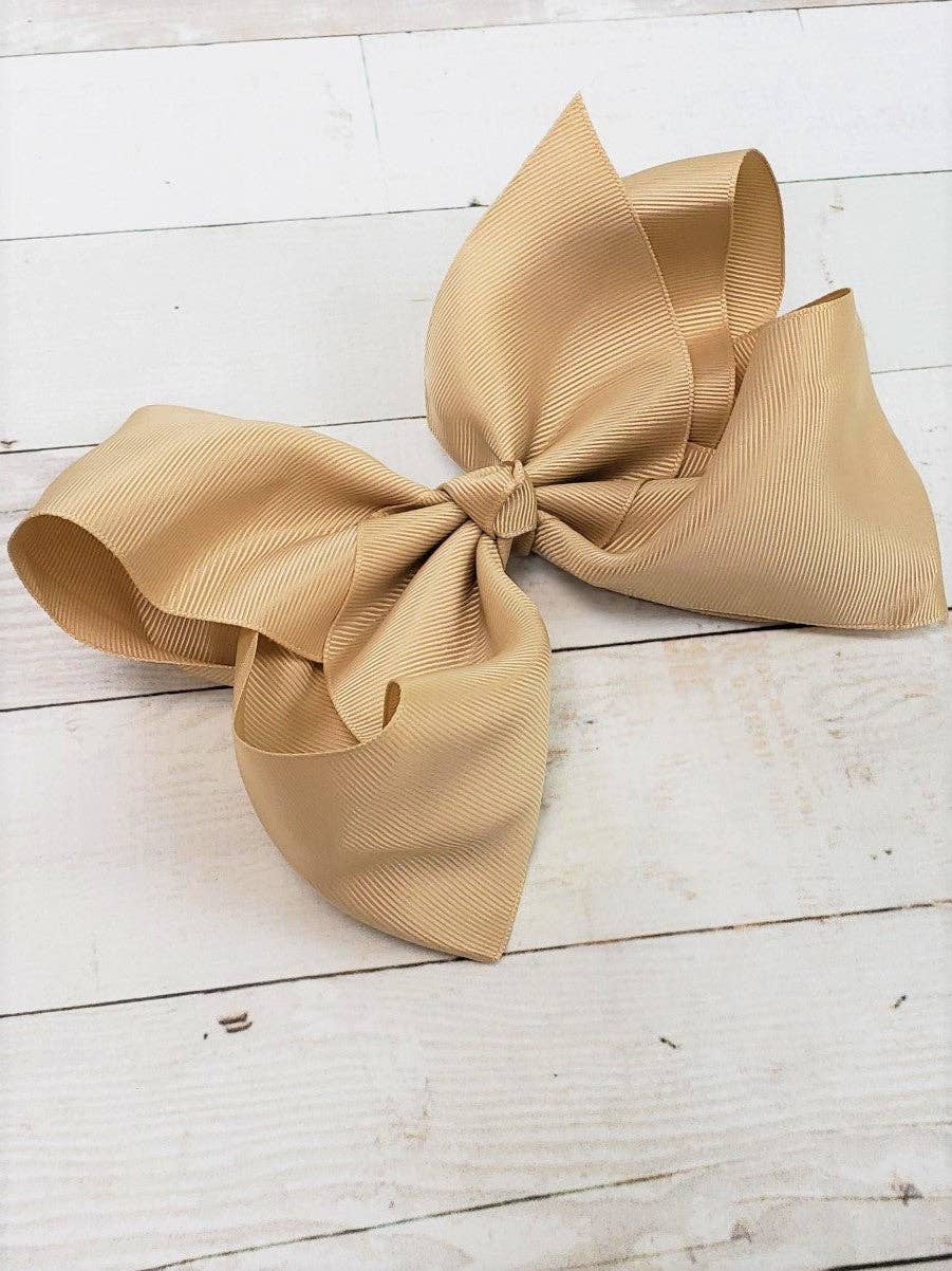 The Hair Bow Company - Texas Size Grosgrain Hair Bow - Alligator Clip - 6.5"