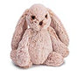 12" Plush Bunny Rabbit with Soft Beige Fur