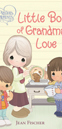 Book cover of 'Little Book of Grandma's Love' featuring illustrations of a grandmother and two grandchildren.
