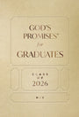 Beige book cover with 'God's Promises for Graduates Class of 2026 NIV' text
