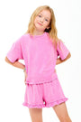 Good Girl - Mineral Washed Top and Shorts Set