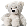 Plush teddy bear on a white background