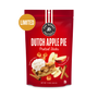 Red package of Pop Daddy Pretzels Dutch Apple Pie flavor on a white background