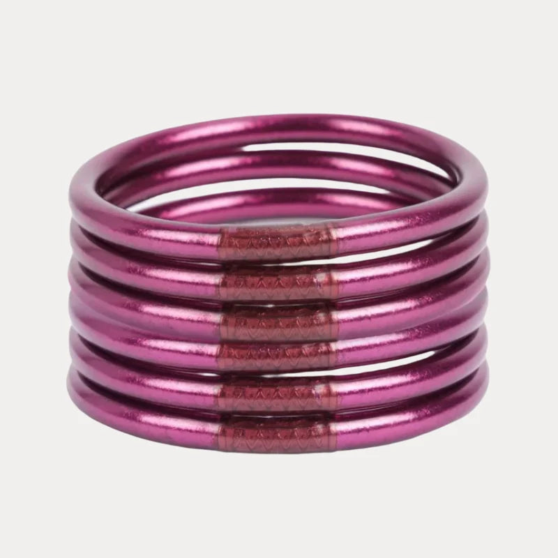 Amethyst All Weather Bangles(Set of 6)