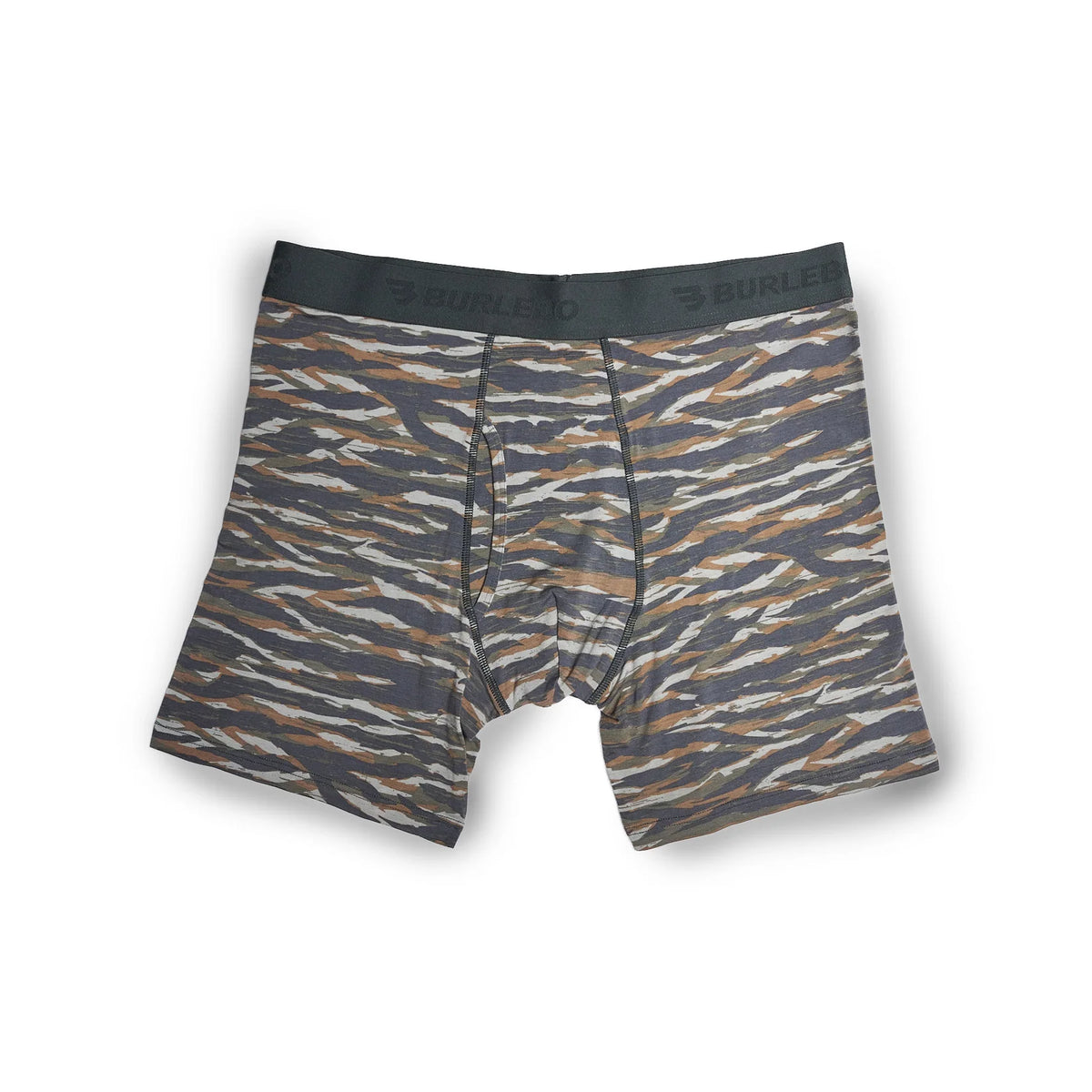 Burlebo Boxer Briefs - Black Camo, Mallards Flying In & Tiger Stripe Camo