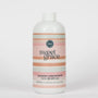 A 16 fl oz bottle of Sweet Grace Cleaning Concentrate with a white cap and a label featuring horizontal stripes in pink, peach, and light gray on a white background.