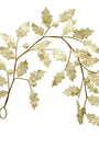 49" Gold Metallic Leaf Garland