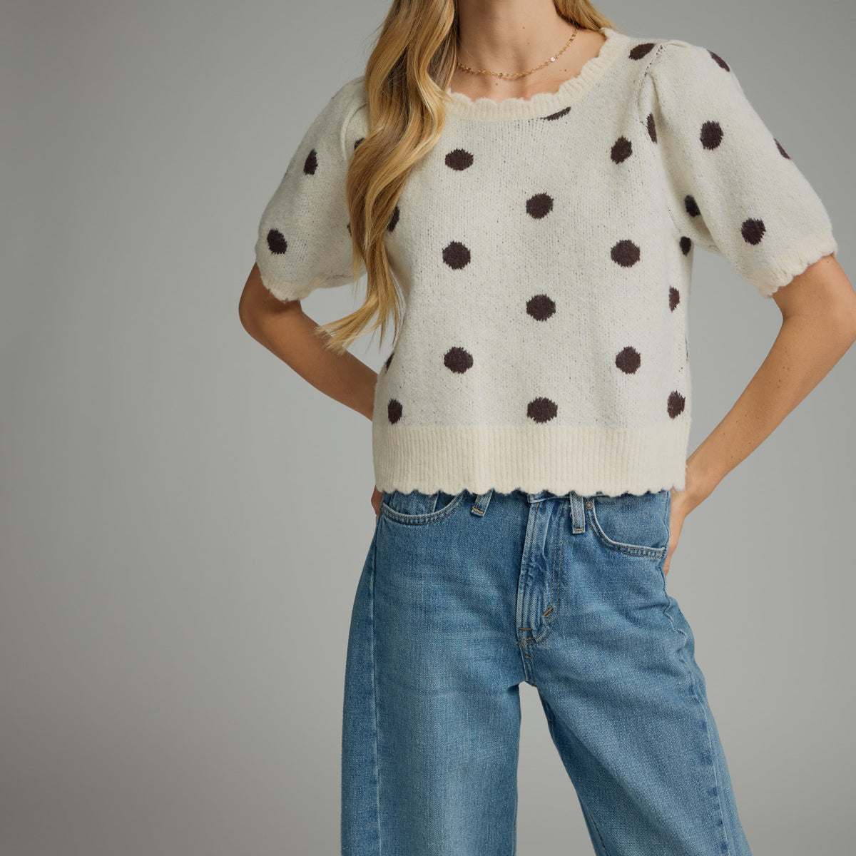 Polka Dot Sweater