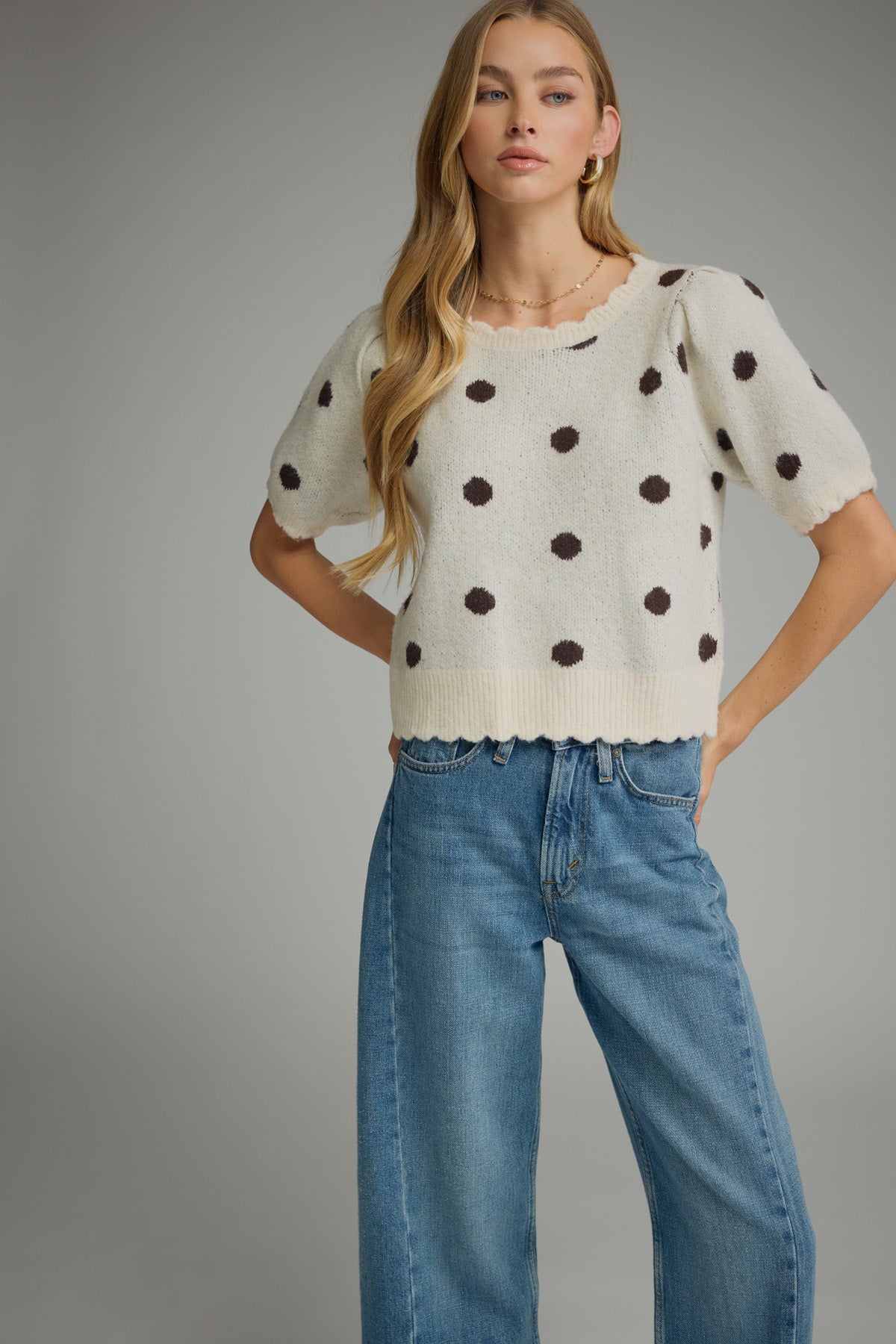 Polka Dot Sweater